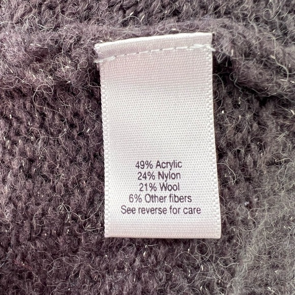 JENNIFER LOPEZ soft cozy wrap cardigan ribbed shawl collar gorgeous color - Picture 11 of 11